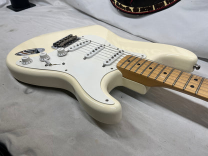 Fender Jimmie-Vaughn Tex-Mex Stratocaster Strat Electric Guitar MIM - Made in Mexico - Olympic White