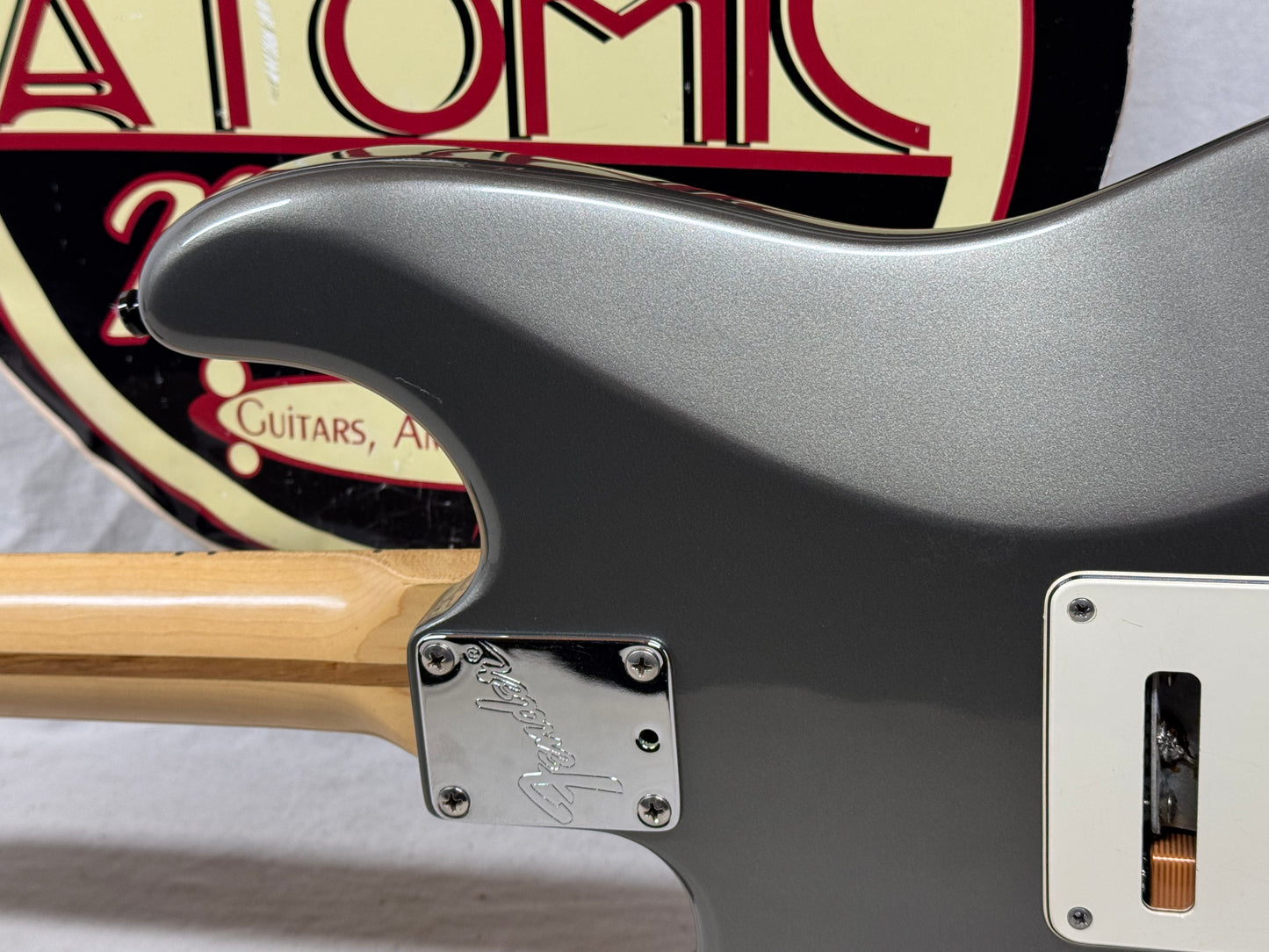 Fender USA Eric Clapton Stratocaster Guitar with Case - Lace Sensor Pickups 1993 - Pewter / Maple neck