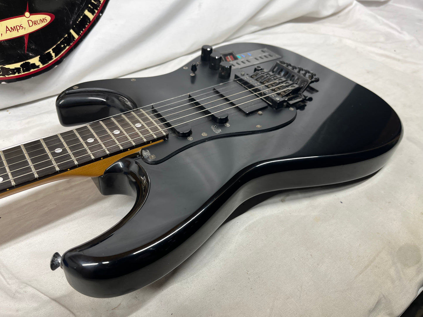 Casio PG-380 Electric Guitar Synthesizer 1980s - Black