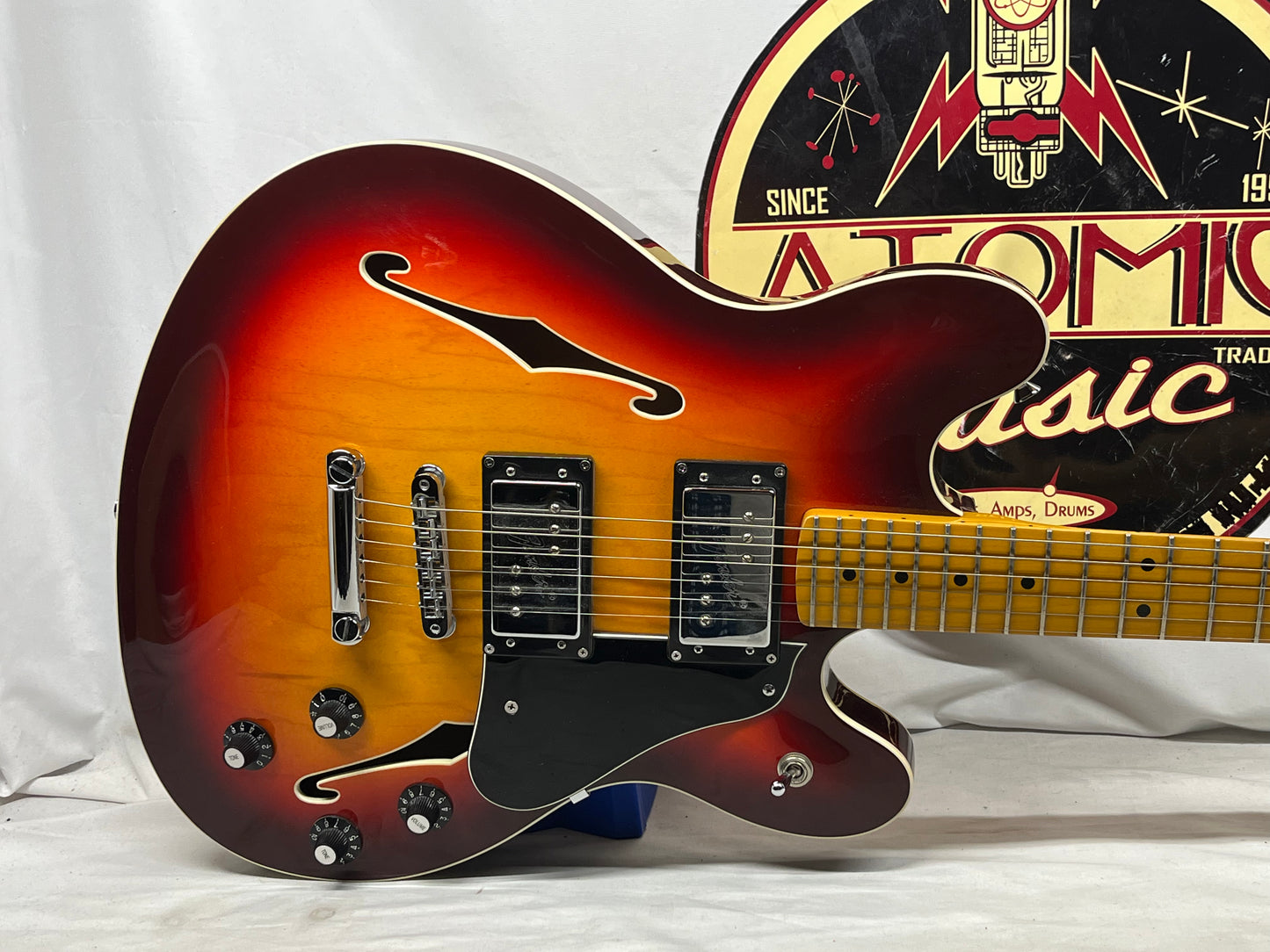 Fender Starcaster Semi-Hollow Body Electric Guitar - Aged Cherry Burst