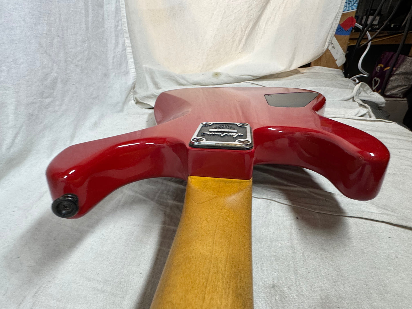Jackson USA Custom Shop Dinky HH Guitar with Case - Red