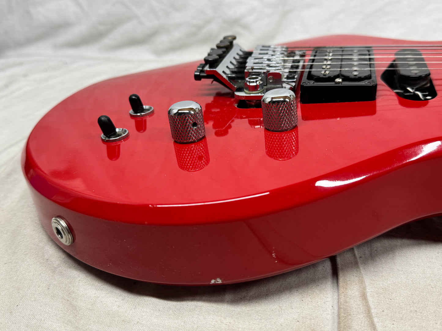 Hamer USA SS1 ss 1 Steve Stevens Signature Guitar with Case 1984 - Red