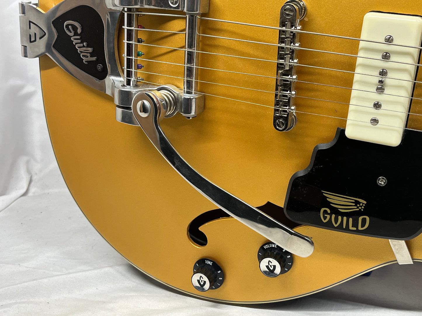 Guild SF-1 Starfire 1 Jet 90 Semi-Hollow Body Electric Guitar - Satin Gold