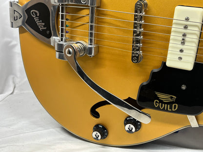 Guild SF-1 Starfire 1 Jet 90 Semi-Hollow Body Electric Guitar - Satin Gold