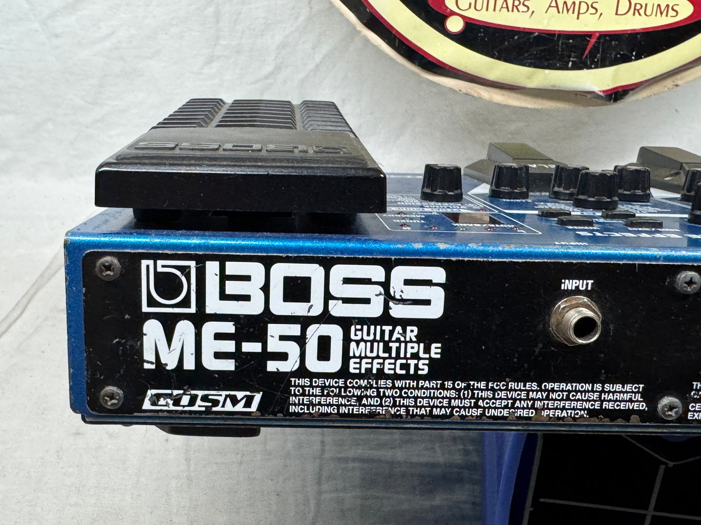 Boss ME-50 me50 Guitar Multi-Effects Preamp Pedal