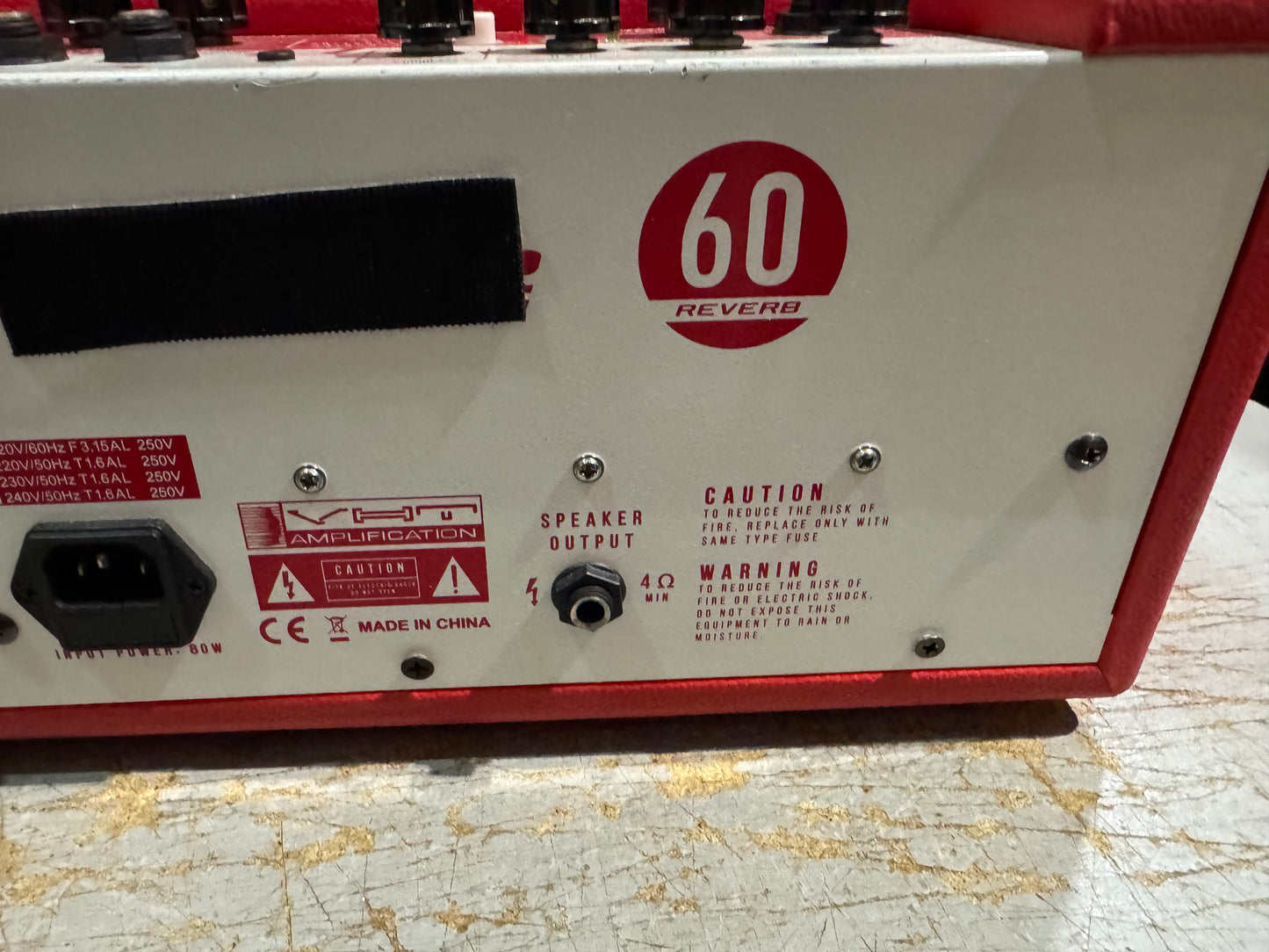 VHT AV-RL-60RH Redline 60 Reverb 2-Channel 60-Watt Guitar Amp Head 2020s