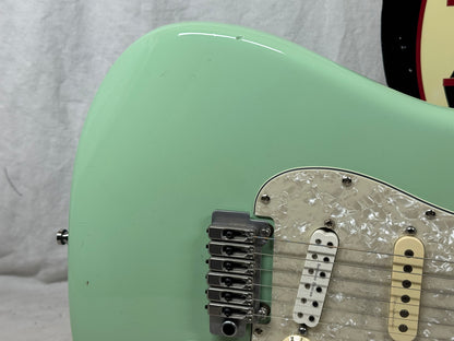 Fender USA Jeff Beck Stratocaster Guitar with Case 2015 - Surf Green / Rosewood fingerboard