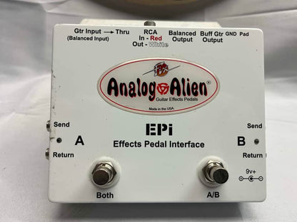 Analog Alien EPI Effects Pedal Interface ABY Effects Loop Pedal with Box - Image 2
