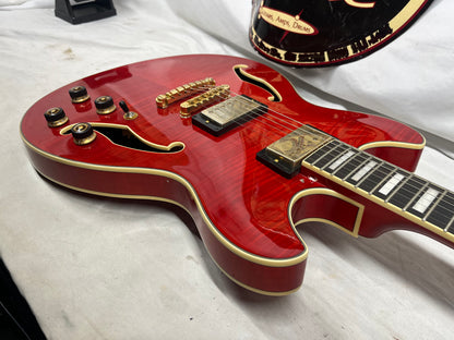 Ibanez AS93FM Doublecut Semi-Hollow Body Electric Guitar - Transparent Cherry Red