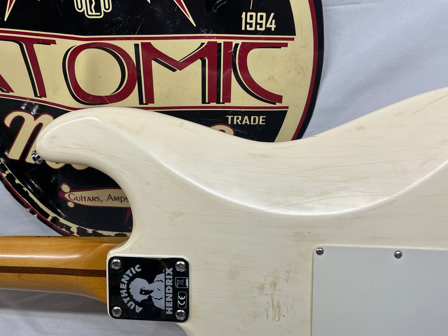Fender Jimi Hendrix Stratocaster Strat Electric Guitar - Olympic White