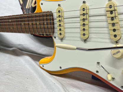 Fender Player Plus Stratocaster Strat Left-Handed Lefty Electric Guitar MIM - Made in Mexico - Tequila Sunrise