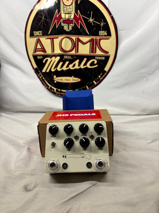 JHS Pedals Double Barrel v4 Overdrive Pedal with Box