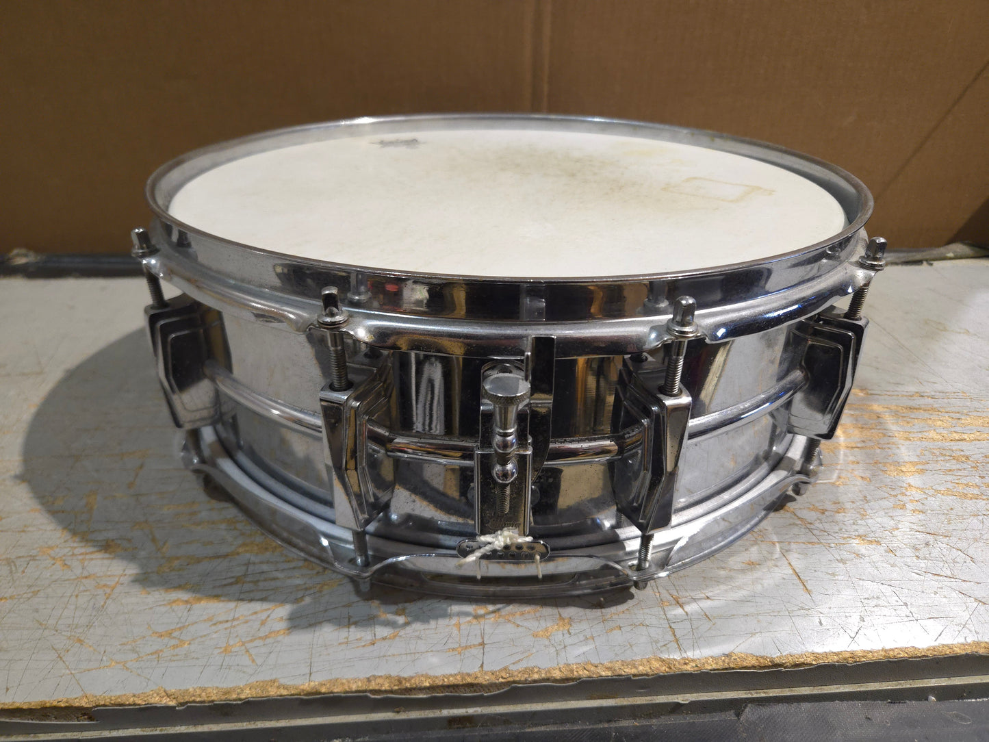 Ludwig LM400 Supraphonic 5x14" 10-Lug Aluminum Snare Drum 1985 - Present - Chrome-Plated