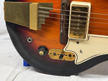 Supro Rhythm Master Guitar with Case - Sunburst