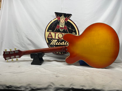 Michael Dolsey Designs Double Cutaway Semi-Hollow Body Electric Guitar