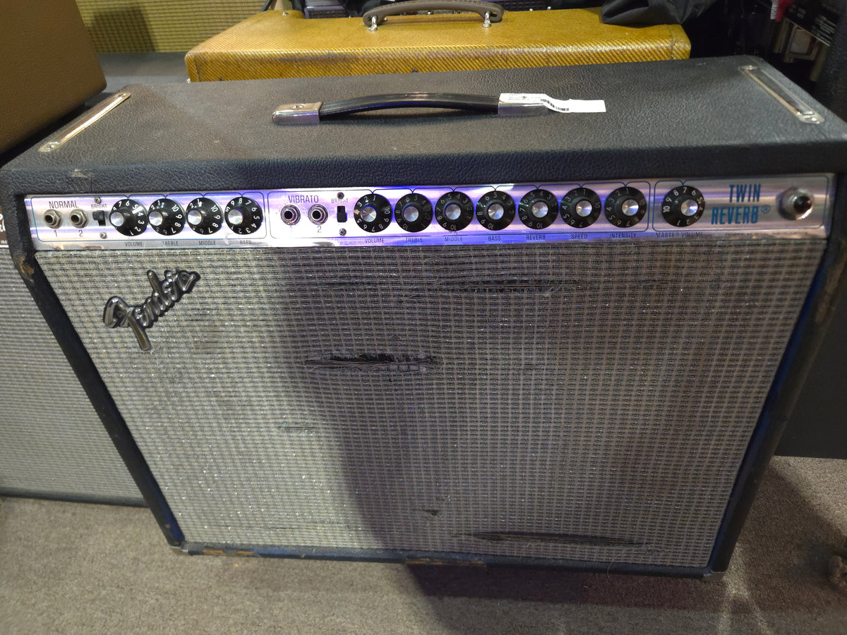Fender Twin Reverb 2-Channel 100-Watt 2x12" Guitar Combo 1972 - 1976 - Silverface - Local Pickup Only