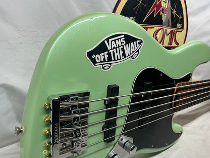 Fender Deluxe Active Jazz Bass V with Pau Ferro Fretboard 2018 - Surf Pearl