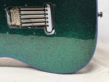 Fender Special Edition FSR Flip Flop Standard Stratocaster Guitar - upgraded! 2004 - Green-Blue