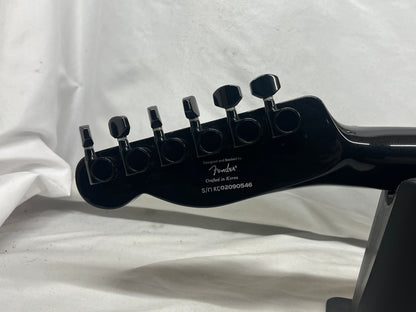 Squier Double Fat Telecaster tele Deluxe 2002 Electric Guitar - Black Metallic