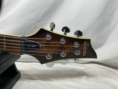 Schecter Diamond Series C-1 E/A HH Semi-Hollow Body Electric Guitar with Hard Case