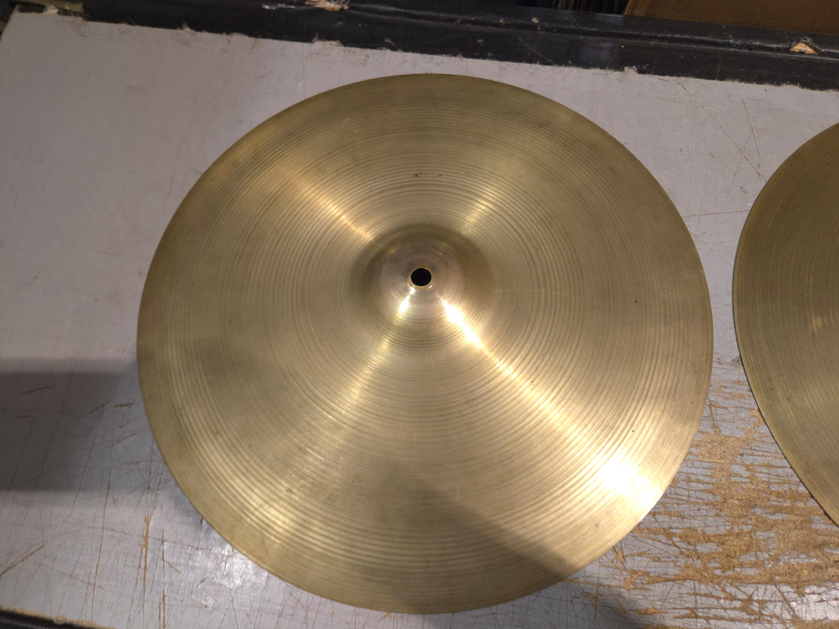 Zildjian 15" A. Zildjian '70s Stamp New Beat Hi-Hat Cymbals (Pair) 1970s - Traditional