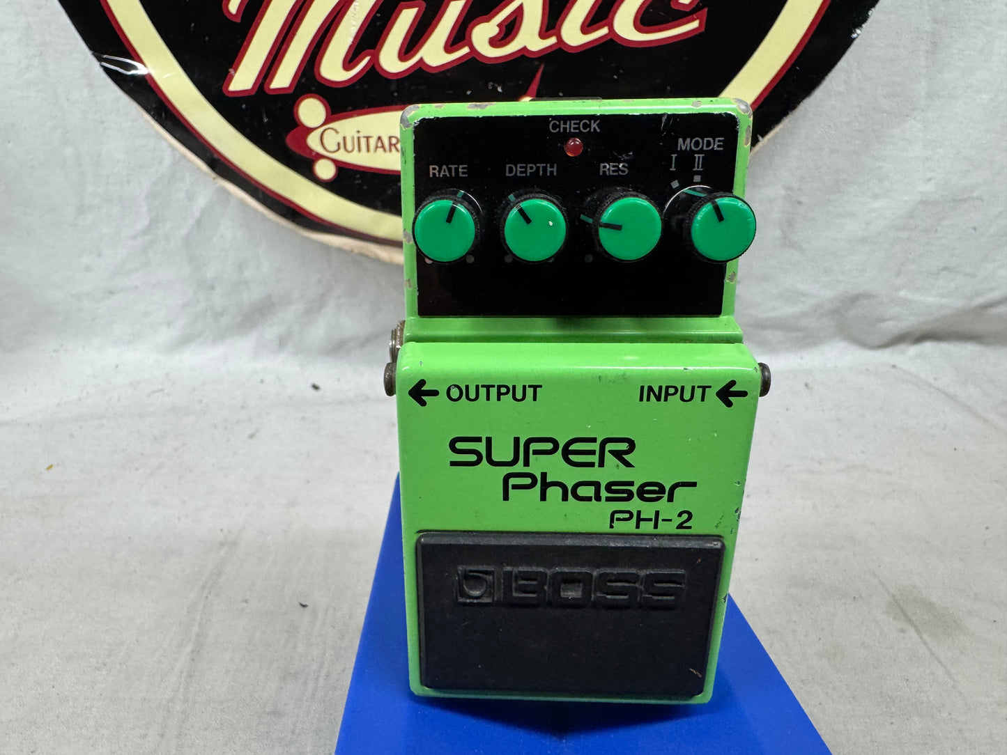 Boss PH-2 ph2 Super Phaser Phase Shifter Pedal - Black Label / MIJ Made In Japan / ACA 12-volt Power 1987