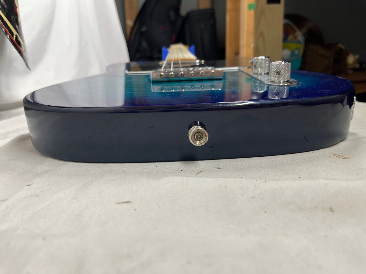 Fender Limited Edition Player Telecaster Plus Top Electric Guitar MIM - Made in Mexico - Blue Burst