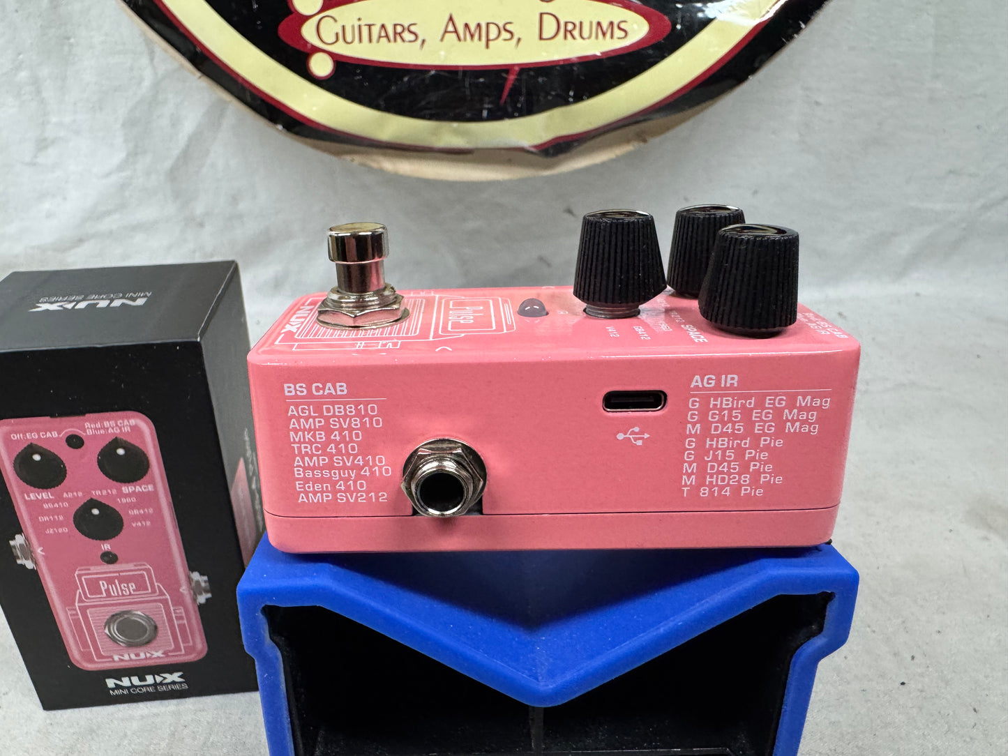 NuX Mini Core Series NSS-4 Pulse IR Cabinet Speaker Cabinet Impulse Response Loader Pedal with Box