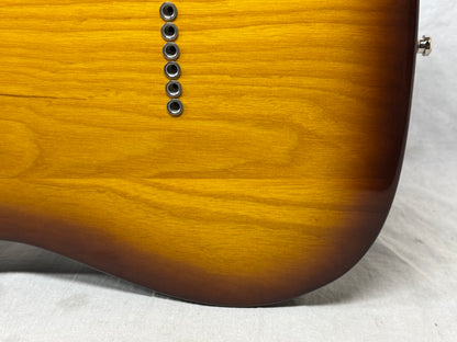 Fender 2016 Limited Special Edition American Standard Telecaster Figured Neck Guitar with Case 2015 - Cognac Burst / Rosewood fingerboard