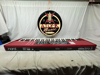 Clavia Nord Electro 3 Seventy Three 73-key Piano & Organ Synthesizer Keyboard with Pedal + Bag