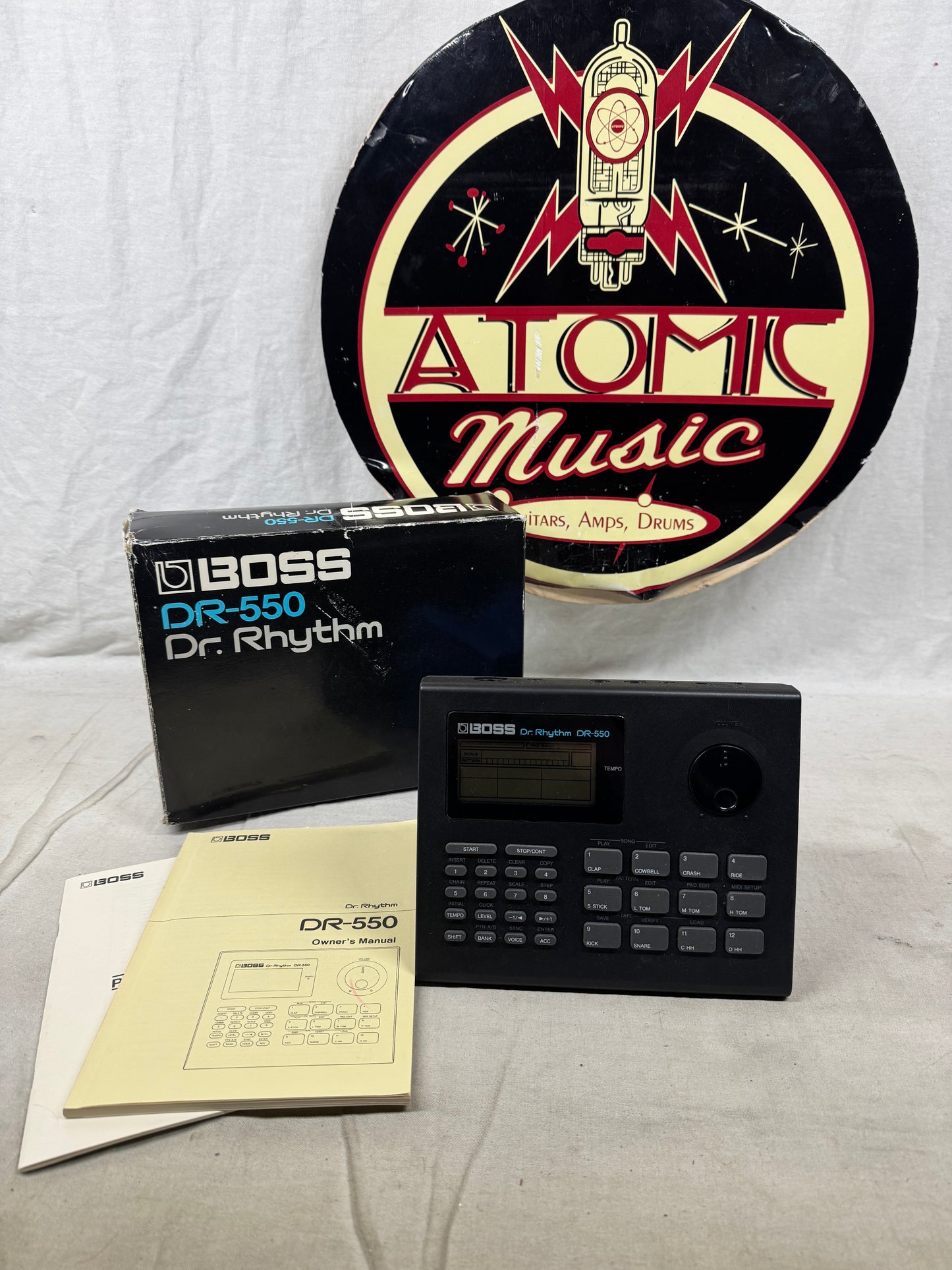 Boss DR-550 dr550 v1 Drum Machine with Box 1991