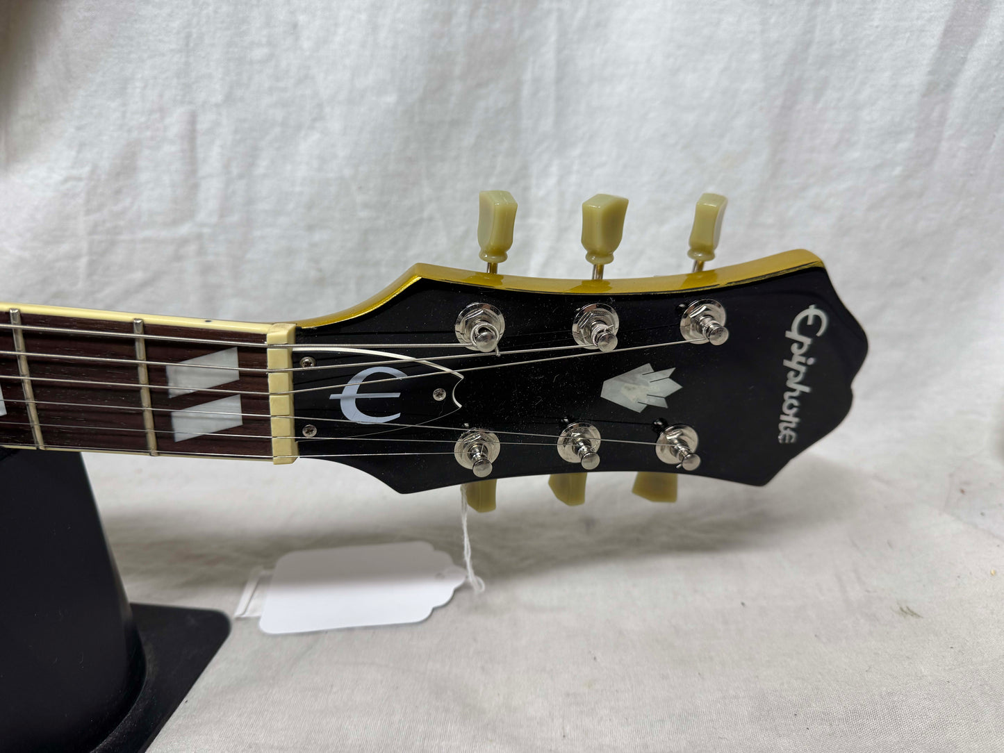 Epiphone ES-295 es295 Hollow Body Guitar with Case - MIK Made In Korea 2006 - Metallic Gold
