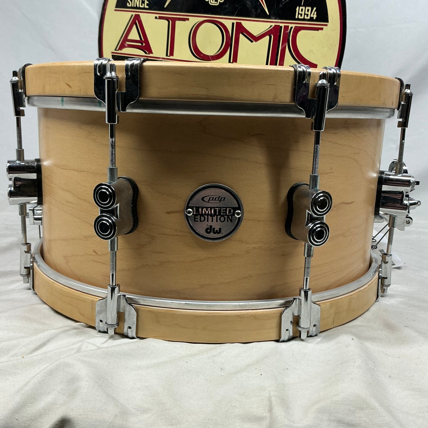 DW Drum Workshop PDP Limited Edition 14x6.5 Maple Shell Snare Drum - Wood Hoops