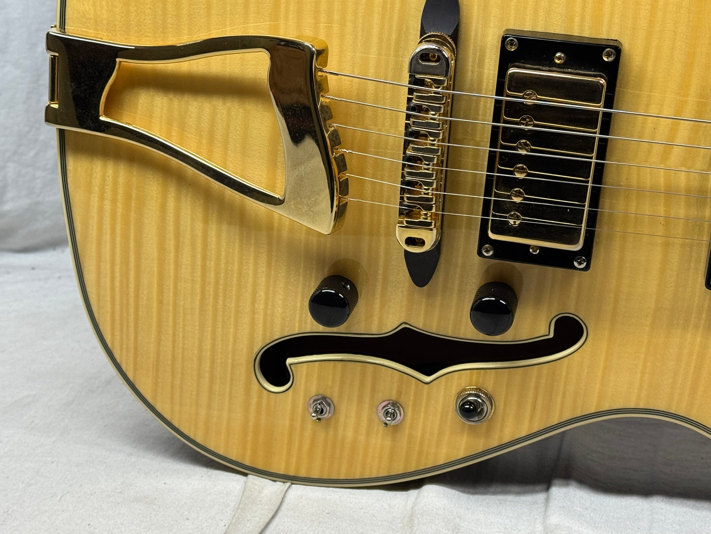Eastwood Classic 6 TA PH Hollowbody Guitar with Case