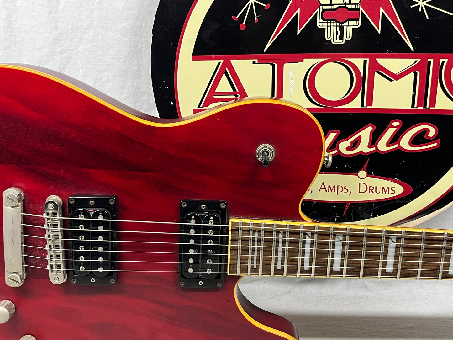 Squier Master Series Chambered Telecaster Electric Guitar 2005 - Crimson Red Transparent