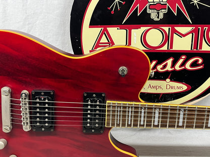 Squier Master Series Chambered Telecaster Electric Guitar 2005 - Crimson Red Transparent