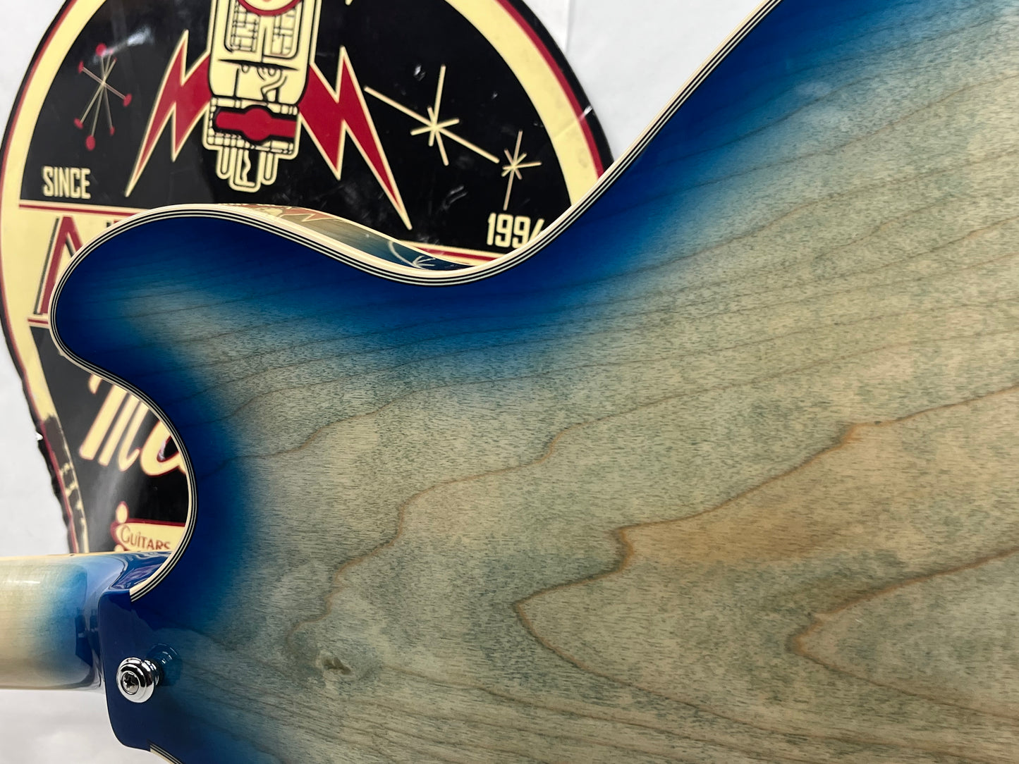 D'Angelico DAPDCBLBCSCB9EX Doublecut Semi-Hollow Body Electric Guitar