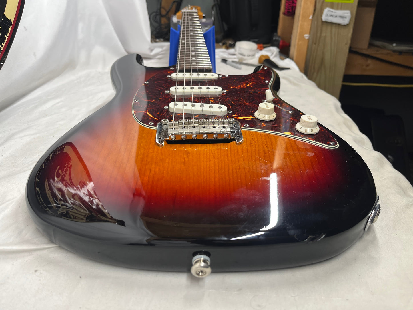 Ernie Ball Music Man Cutlass Doublecut Electric Guitar with Hard Case