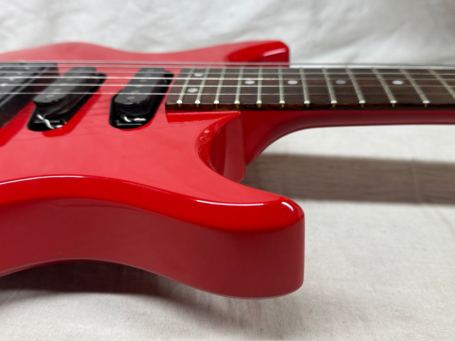 Hamer USA SS1 ss 1 Steve Stevens Signature Guitar with Case 1984 - Red