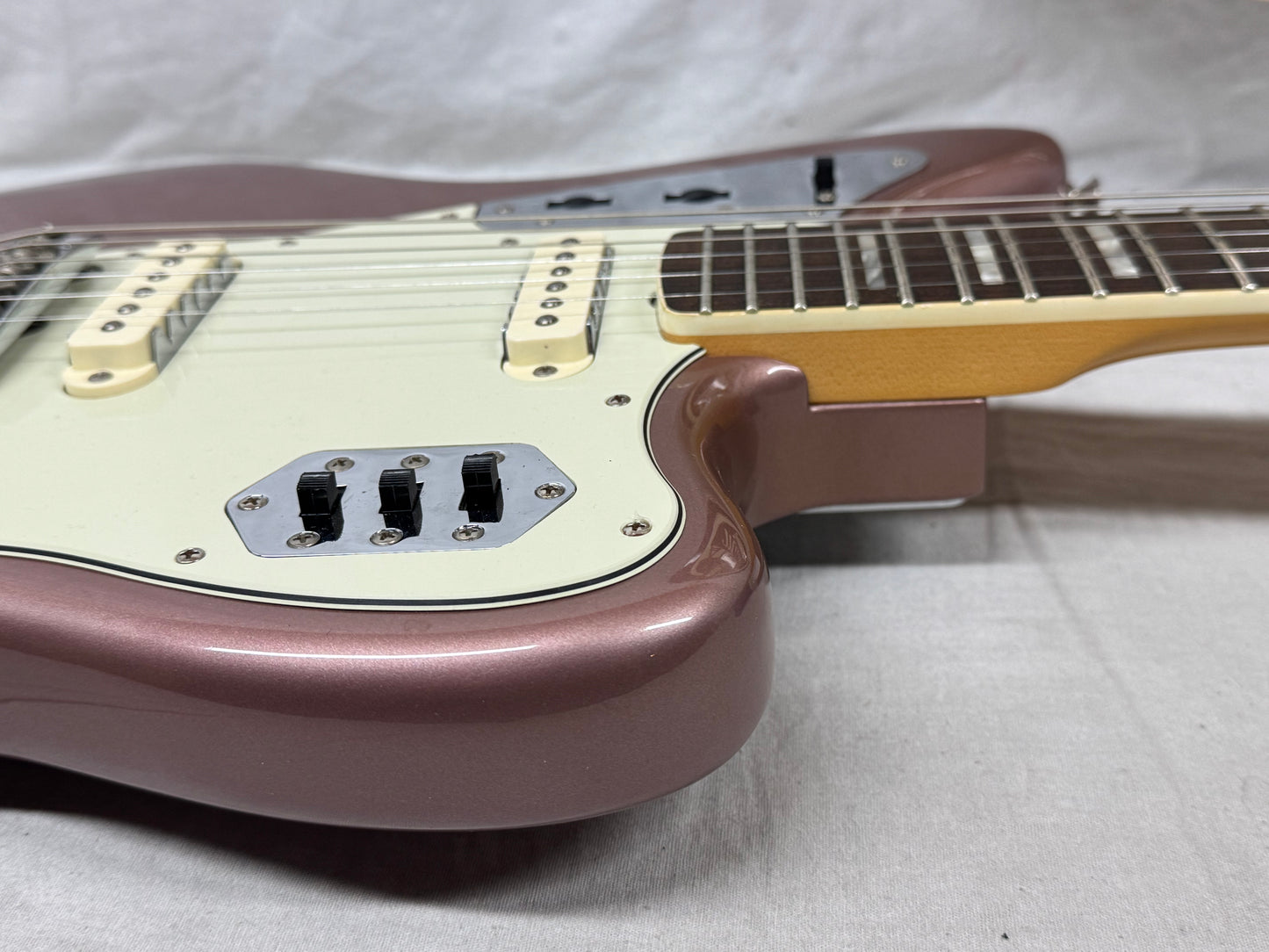 Fender 50th Anniversary Jaguar Guitar with Case 2012 - Burgundy Mist Metallic / Rosewood fingerboard