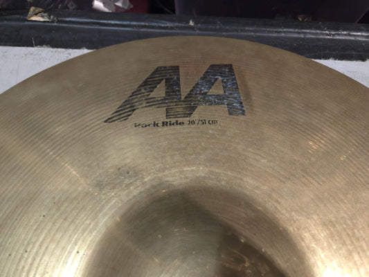Sabian 20" AA Rock Ride Cymbal 2002 - 2018 - Natural