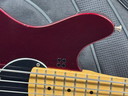 Sandberg Florence 30" Short Scale 4-string Bass with Gig Bag 2020s - Ruby Red