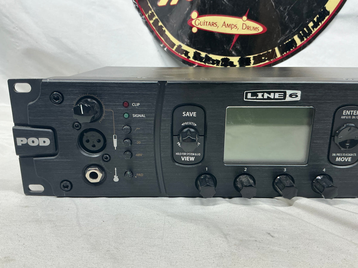 Line 6 POD HD Pro X Rackmount Multi-Effect and Amp Modeler 2013 - 2023 - Black