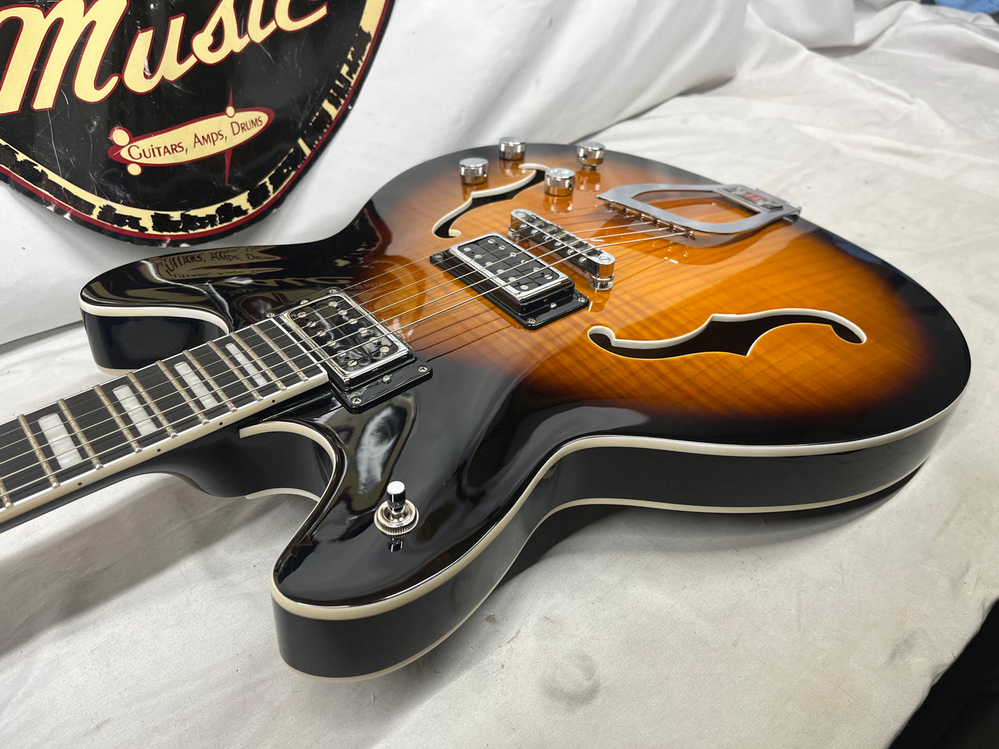 Hagstrom Super Viking Semi-Hollow Body HH Electric Guitar