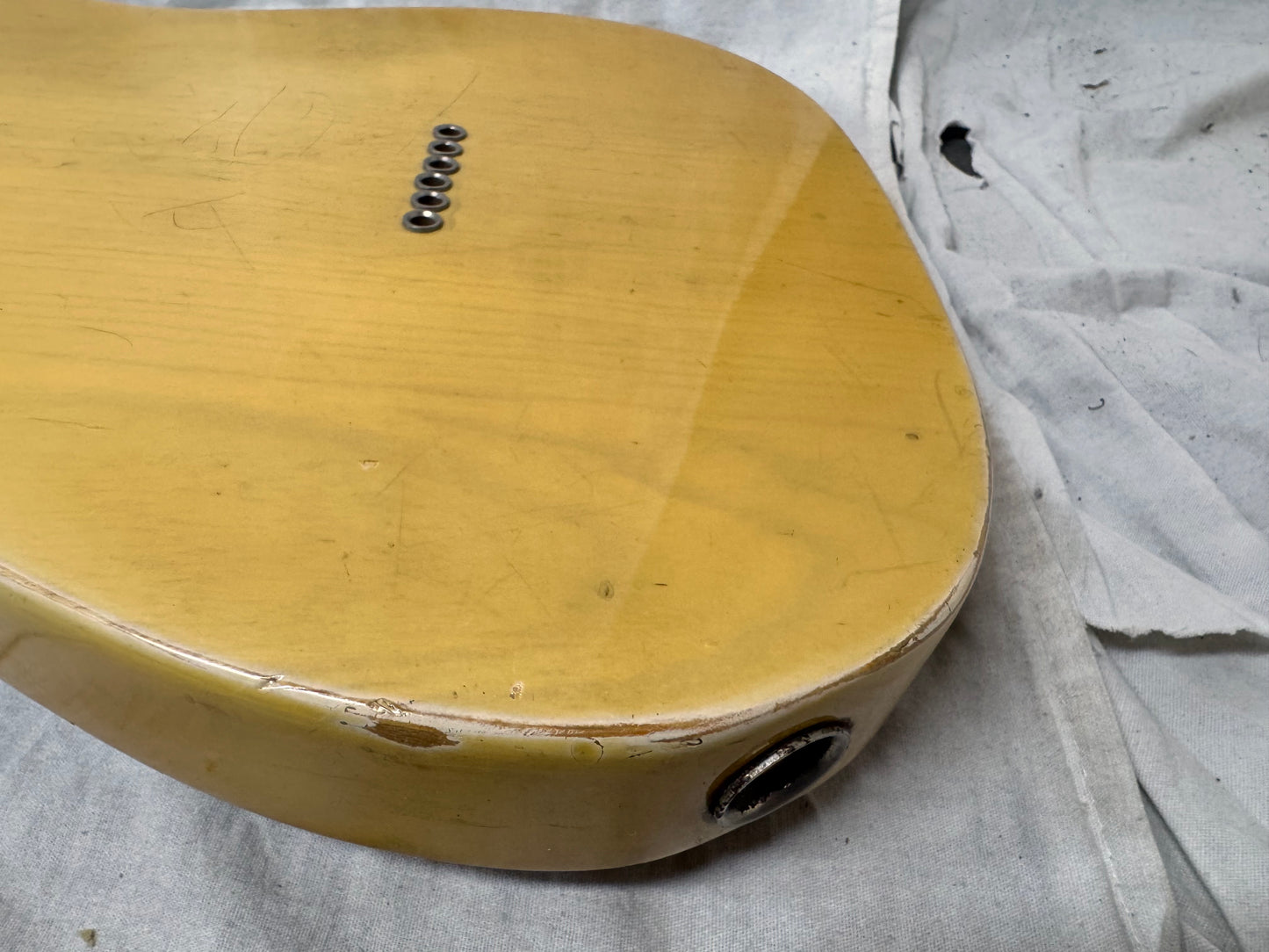 Fender USA Telecaster Guitar with Case 1975 - re-fretted by Philtone