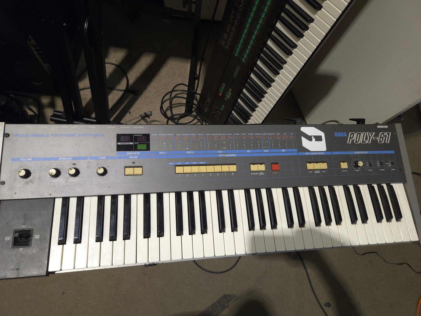 Korg Poly-61M Polyphonic Synthesizer 1980s - Local Pickup Only