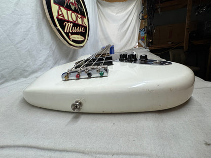Fender American Performer Jazz Bass 4-string J-Bass with Gig Bag 2019 - Arctic White / Rosewood fingerboard