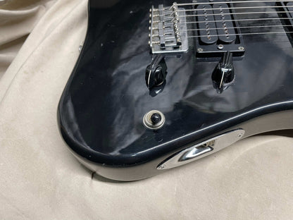 Guitarification Doublecut Electric Guitar - Black / Maple