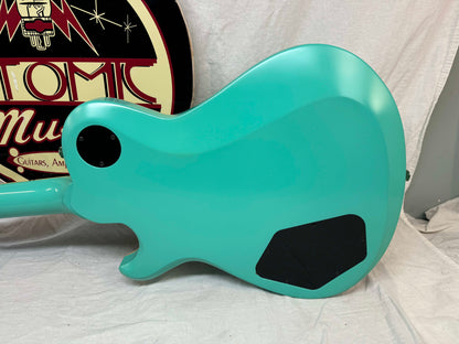 Knaggs DR-DOUG Doug Rappoport Signature Model Kenai Singlecut Guitar with Case - Sea Foam Green