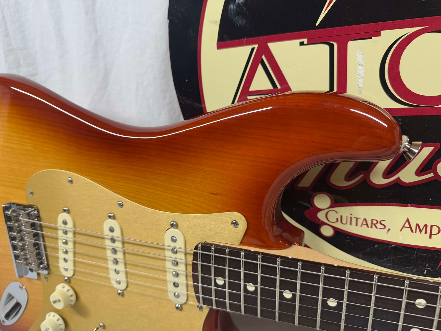Fender Parts Stratocaster - American Professional HSS Shawbucker neck on American Standard Ash body Guitar 2019 - Sienna Sunburst / Rosewood fingerboard